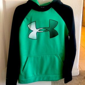 Under Armour Hoodie sweater ( Green and black)